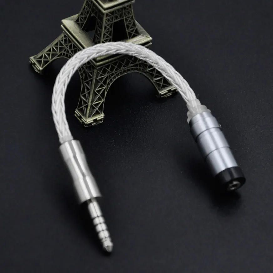 bilder für 12 cm 4,4 stecker auf 2,5mm weibliche 12 kerne einzelnen kupfer silber vernickelt audio kabel für sony nw-wm1z bilder für 12 cm 4,4 stecker auf 2,5mm weibliche 12 kerne einzelnen kupfer silber vernickelt audio kabel für sony nw-wm1z