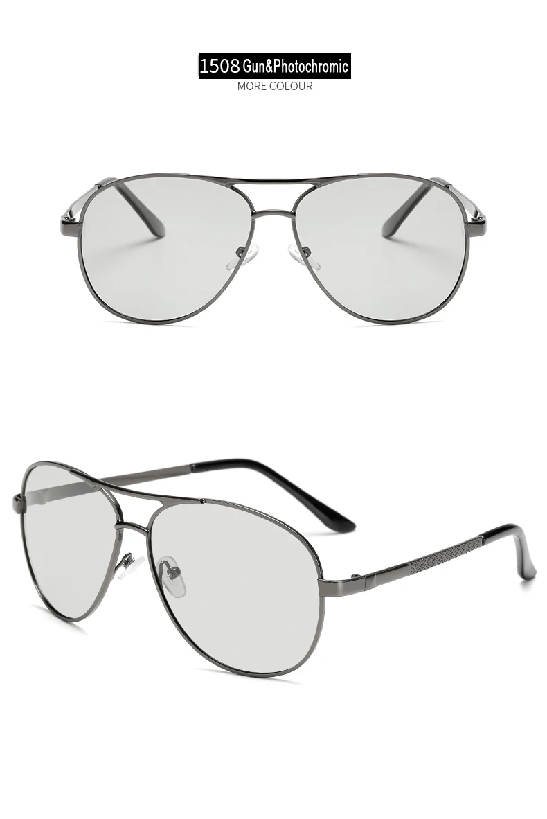 Longkeader, классические фотохромные солнцезащитные очки, мужские, хамелеон, Обесцвечивающие очки, женские, металлические, поляризационные, солнцезащитные очки, Oculos