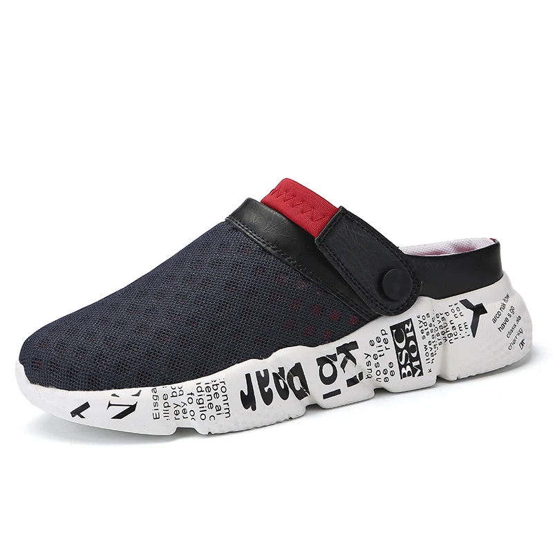 Allwesome Croc Shoes Men Summer Massage Clogs Beach Sandals Slippers Flip Flops Comfotrtable Shoes Zapatos De Hombre Big Size