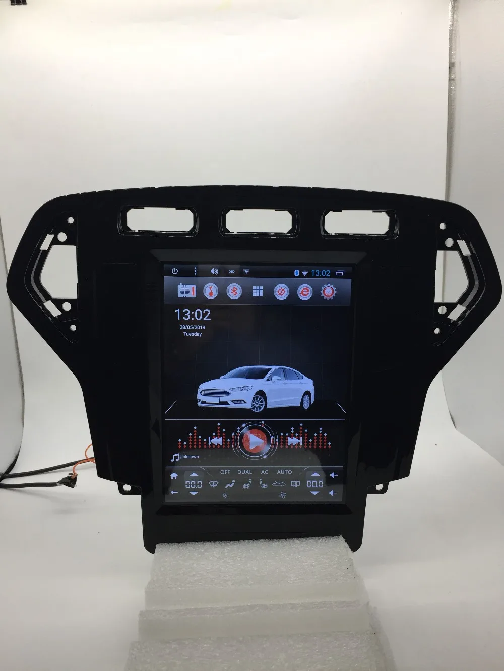 Best 10.4  inch car radio Player Gps Navigation Tesla Style for Ford Mondeo Car Radio Android 6.0  2007 2008 2009 2010 19