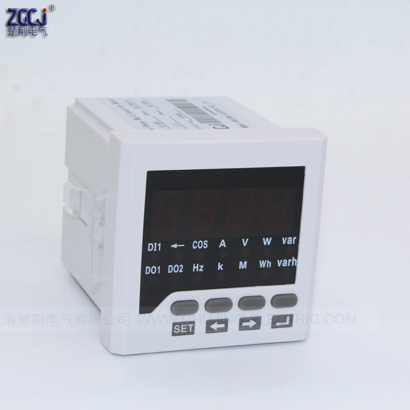 

CJ-D61 multifunction AC electricity parameters panel meter AC ampere voltage watt var power factor combination meter with RS485