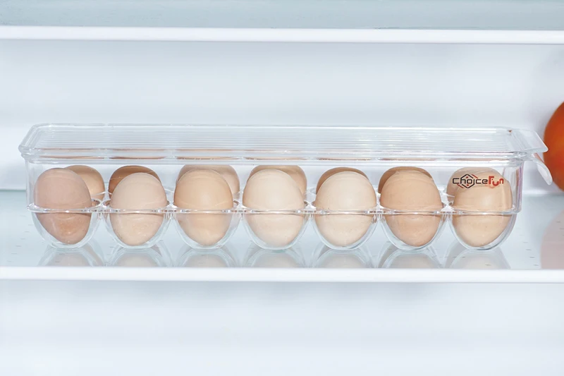 CHOICEFUN 14 сетка Прозрачный Акриловый Холодильник для хранения яиц держатель Органайзер лоток свежий пластиковый контейнер для яиц для кухни