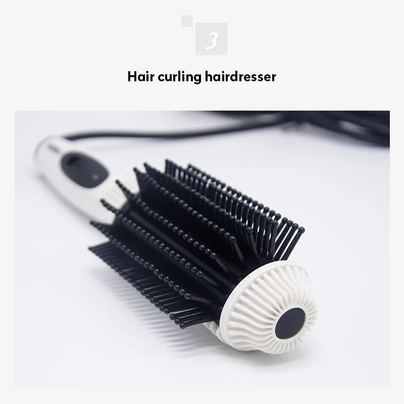 Вращающийся Фен щетка для горячей укладки волос щипцы для завивки волос постоянная температура выпрямитель для волос бигуди объем прямой двойного назначения стайлер
