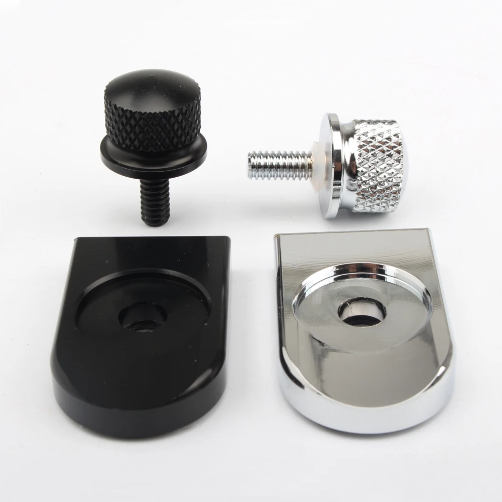 

1/4-20 Motorcycle Seat Bolt Tab Screw Mount Knob Cover for Sportster Dyna Fatboy Road King Softail