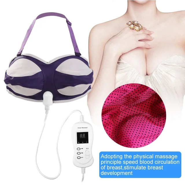 Electric Breast Smart Massager Heated Vibration Massage Stimulation  Instrument Fatigue Relief For Chest Enlargement - AliExpress