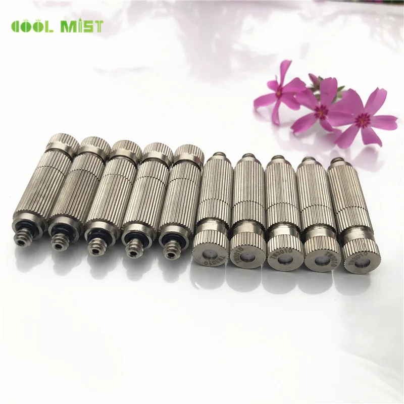 

S170 30-120Bar Finest Misting Nozzle with SS filter Inside UNC10-24 mist nozzles water sprayer washable fog nozzle 10pcs/lot
