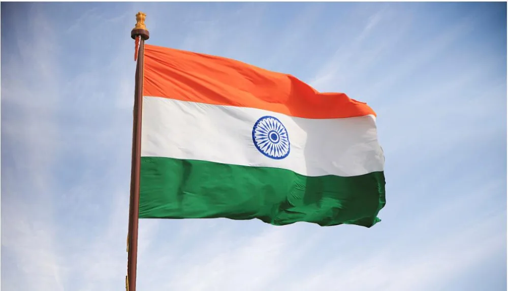 80g INDIA FLAG INDIAN COUNTRY FLAGS NEW BANNER Polyester Banner