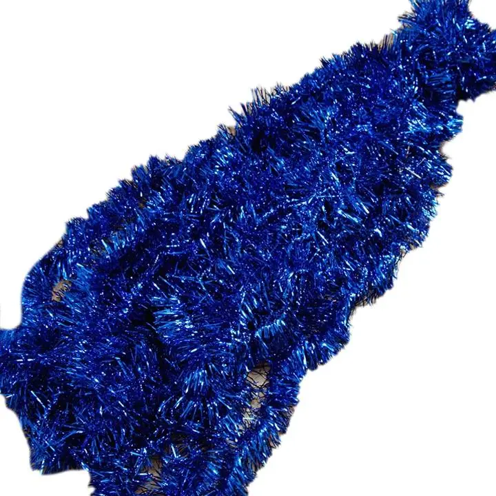 

2m (6.5 Ft) Christmas Tinsel Tree Decorations Tinsel Garland (blue)