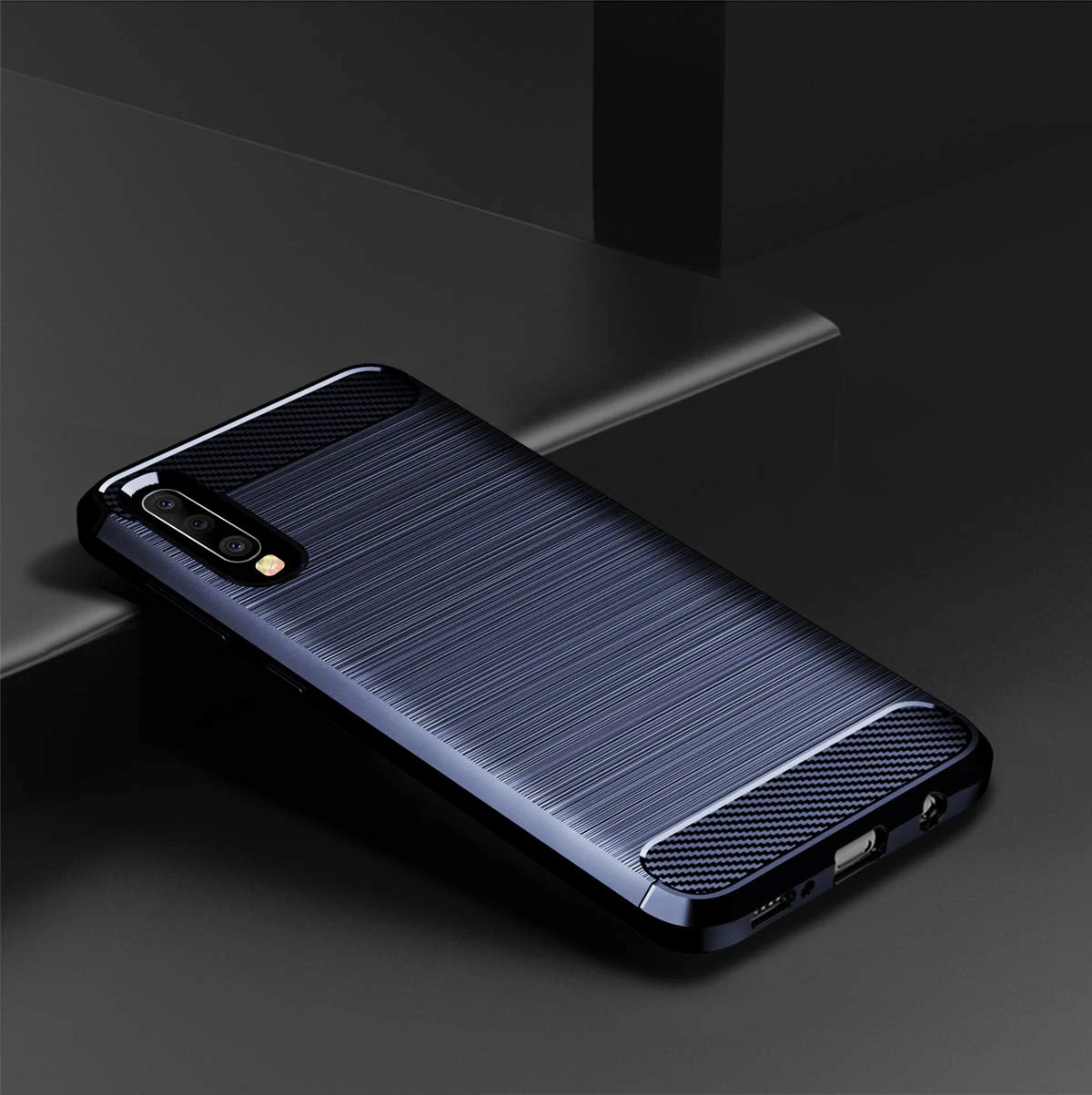 Силиконовый чехол для samsung Galaxy A10 A20 A30 A40 A50 A70 чехол Чехол Мягкий CarbonFiber чехол для телефона для samsung M10 M20 M30 чехол - Цвет: ZQ
