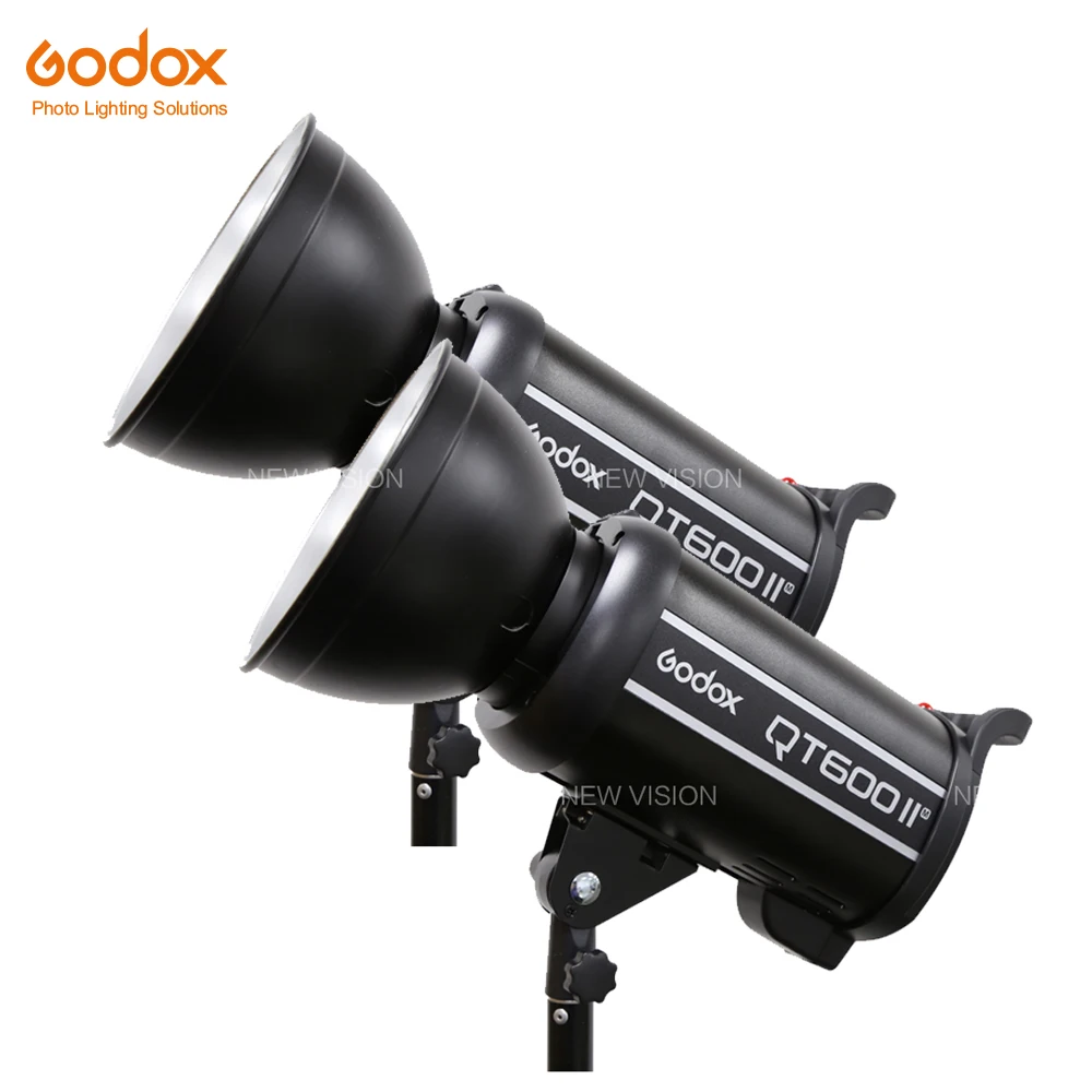 Godox-同期LEDライト,2個,qt600ii qt600 600ws gn76 1/8000s,高速同期 