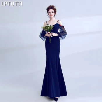 

LPTUTTI Appliques Lace New For Women Elegant Date Ceremony Party Prom Gown Formal Gala Events Luxury Long Evening Dresses