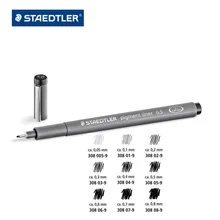 1 шт. Staedtler 308 пигмент вкладыш тонкая грань пера 0,05 0,1 0,2 0,3 0,4 0,5 0,6 0,7 0,8 1,0 1,2 мм C2 косой перо товары для рукоделия