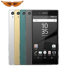 Original débloqué Sony Xperia Z5 E6653 Octa Core 5.2 pouces GSM WCDMA 3GB RAM 32GB ROM LTE 23MP téléphone portable Android