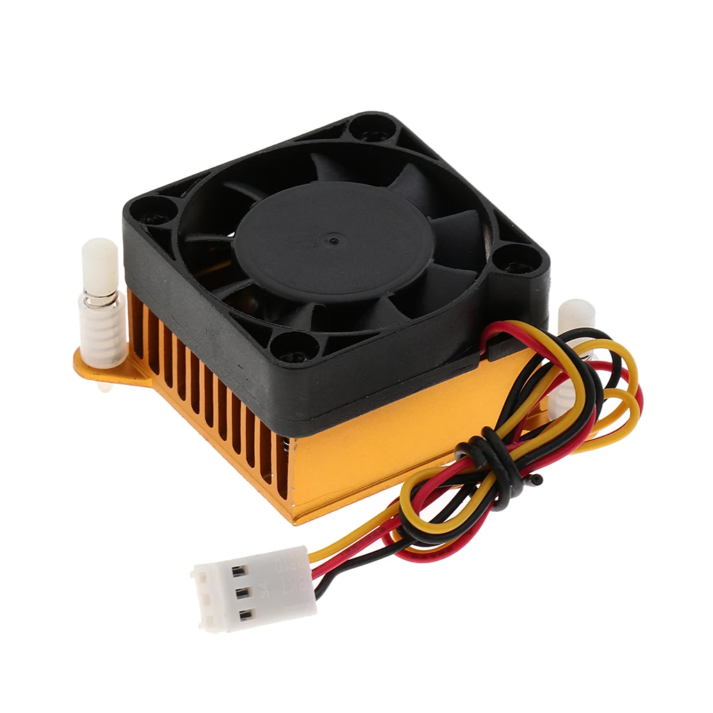 1PC Chipset Aluminium Cooler Heatsink 40mm Fan For Computer Motherboard  Cooling Fan By Air Cooling 