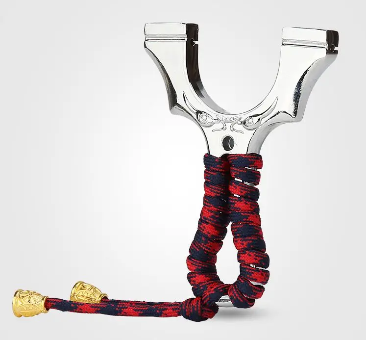 

Hot Sale Brand New Stainless Steel Powerful Slingshot Shot Bow Catapult Outdoor Hunting Competition Game Powerful Slingshot