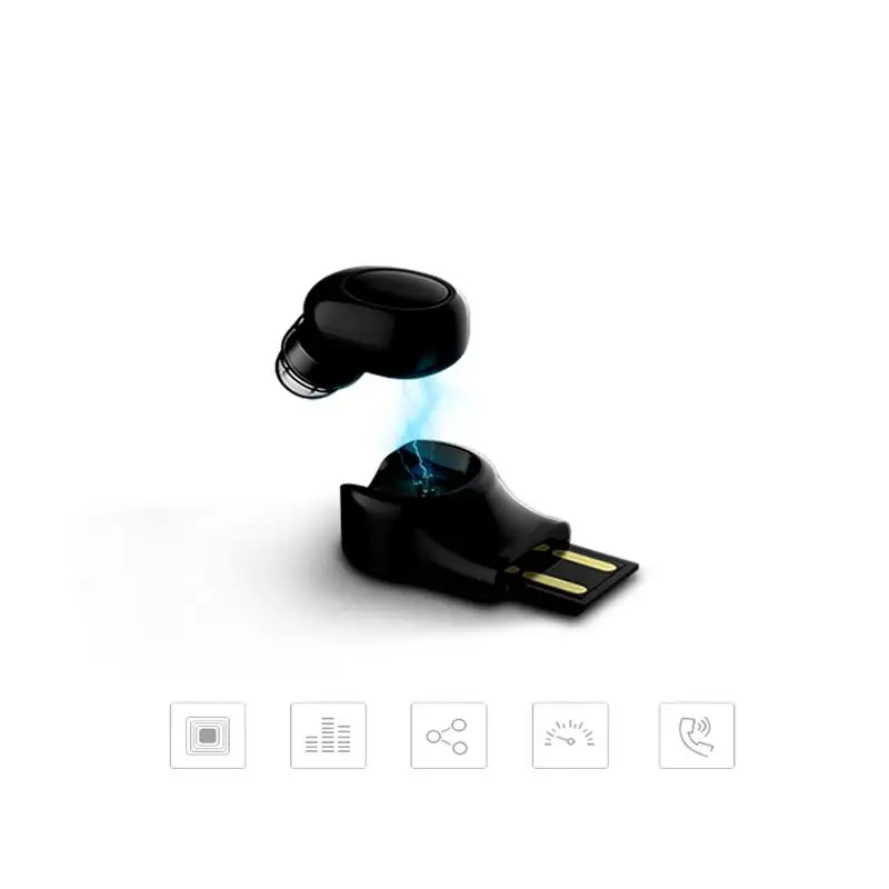 2018 новые мини Bluetooth беспроводные наушники невидимые вкладыши в ухо свободные