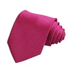 Cravate à carreaux pour hommes 8cm de largeur | Classique, cravate à rayures bleues, pour mariage d'affaires ► Photo 2/6