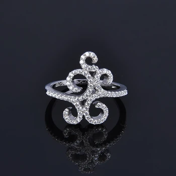 

Designer Fashion 925 Sterling Silver Jewelry 3A Cubic Zirconia Party Ring