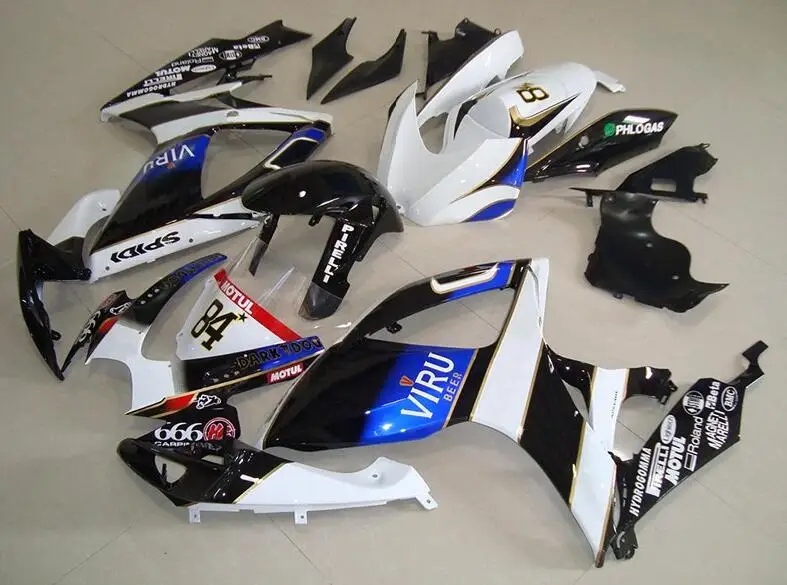 

3Gifts New ABS bodywork Fairings Kit set Fit For SUZUKI GSX-R600 GSX-R750 06 07 600 750 K6 GSXR 600 750 2006 2007 Custom VIRU