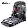 Boshikang Korea Style Men Backpack Oxford Fashion Casual Brand Backpack for Male Laptop Notebook 14" 17" School Backpack