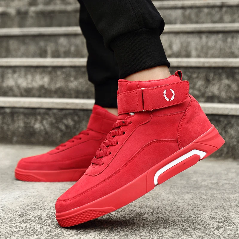 

Winter Sneakers Men's Shoes Korean Version Of The Trend Of Wild High-top Casual Sneakers Social Red Hip-hop Tide Shoes