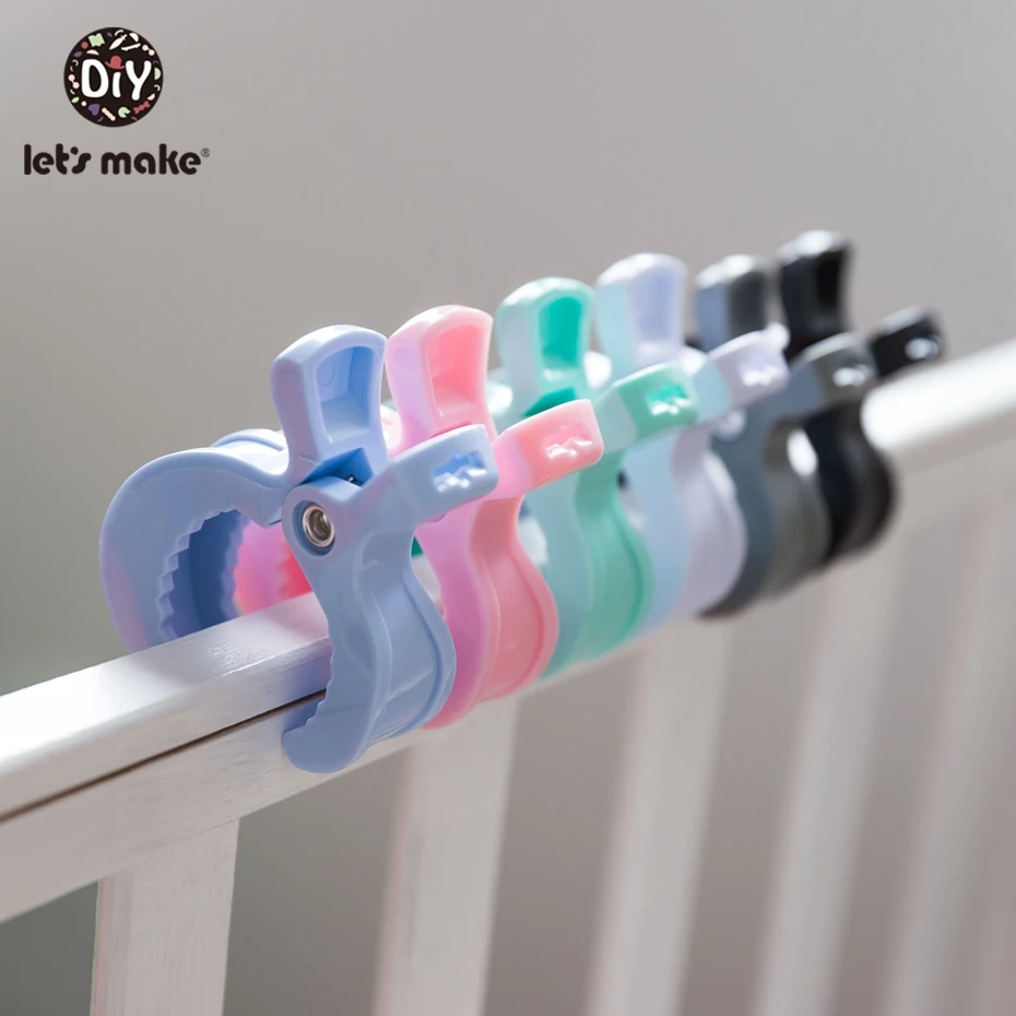 Let'S Make 20Pc/Lot Stroller Pvc Clip Pram Stroller Accessories Colourful Baby Shower Gift Baby Carriage Clip Baby Accessories