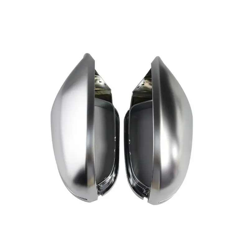 

1 Pair Car Rearview Mirror Shell Cover Protection Cap Matte Chrome for Aodi A6 C7 S6 2012-2018 Wing Mirror Cover Car Accessories