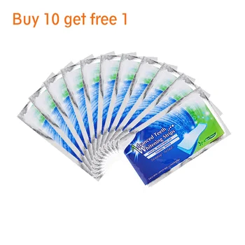 

10 Pair get 1 Free Daily life Teeth White Advanced Oral Hygiene Care Dental Double Elastic Protable Tooth Whitening Strips TSLM2