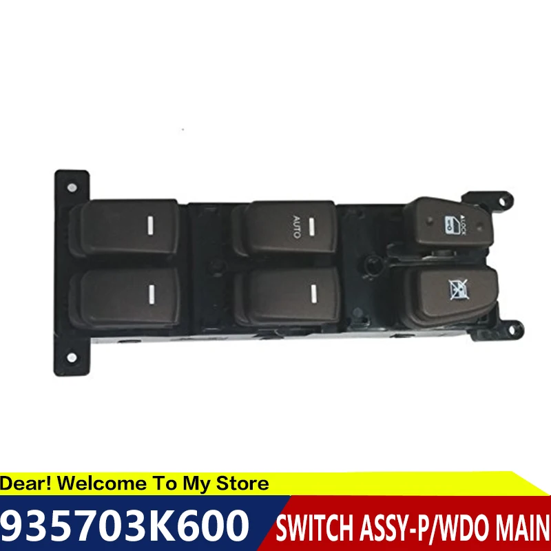 

935703K600 Window Main Switch Button LHD 1p For 08-10 Hyundai NF Sonata 935803K500