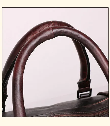 Модная высокая ёмкость большой из натуральной кожи сумки для женщин мужчин путешествия чемодан водонепроница Weekender бизнес сумк