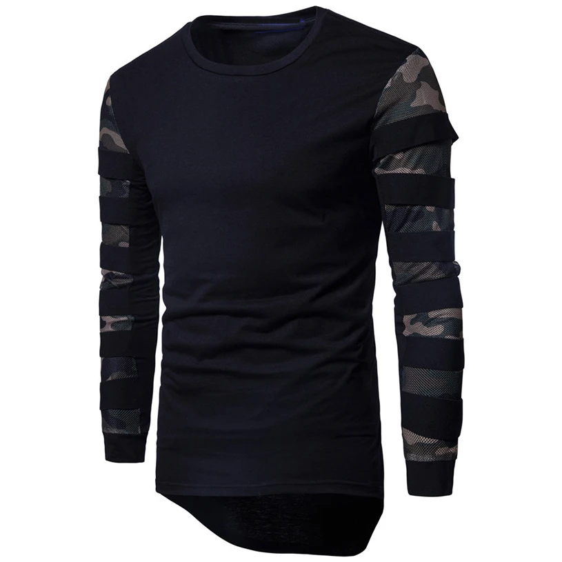 Мужской пуловер с длинным рукавом разноцветным принтом Vetement camisetas hombre свитер топ
