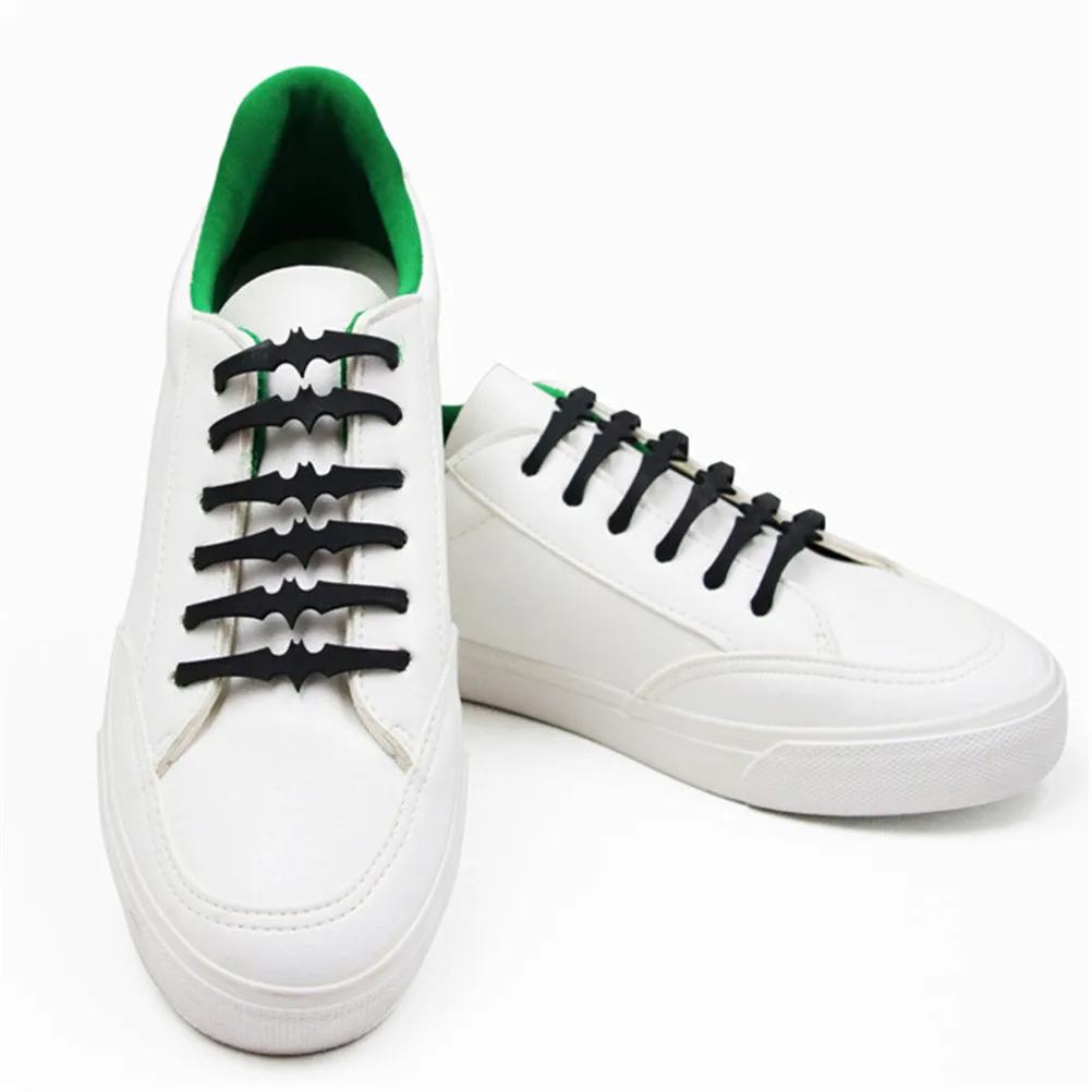 08 Adult No-Tie Elastic Shoelaces Silicone Tieless Shoe Laces for athletic