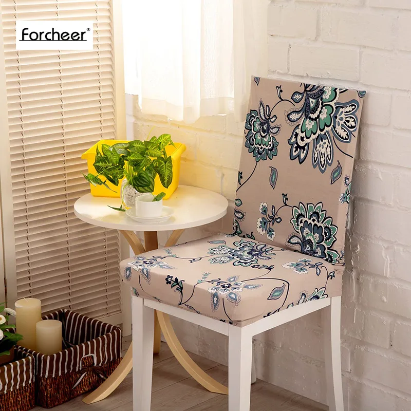 New 2017 Floral Print Mimosa pudica Chair Cover Home Dining Chair