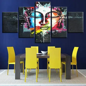 

Modern Buddhism Posters and Prints Wall Art Canvas Painting Wall Decoration Lord Buddha Pictures For Living Room Wall