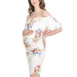 Платья для беременных с открытыми плечами для фотосессии для беременных реквизит для фотосессии платье для беременных