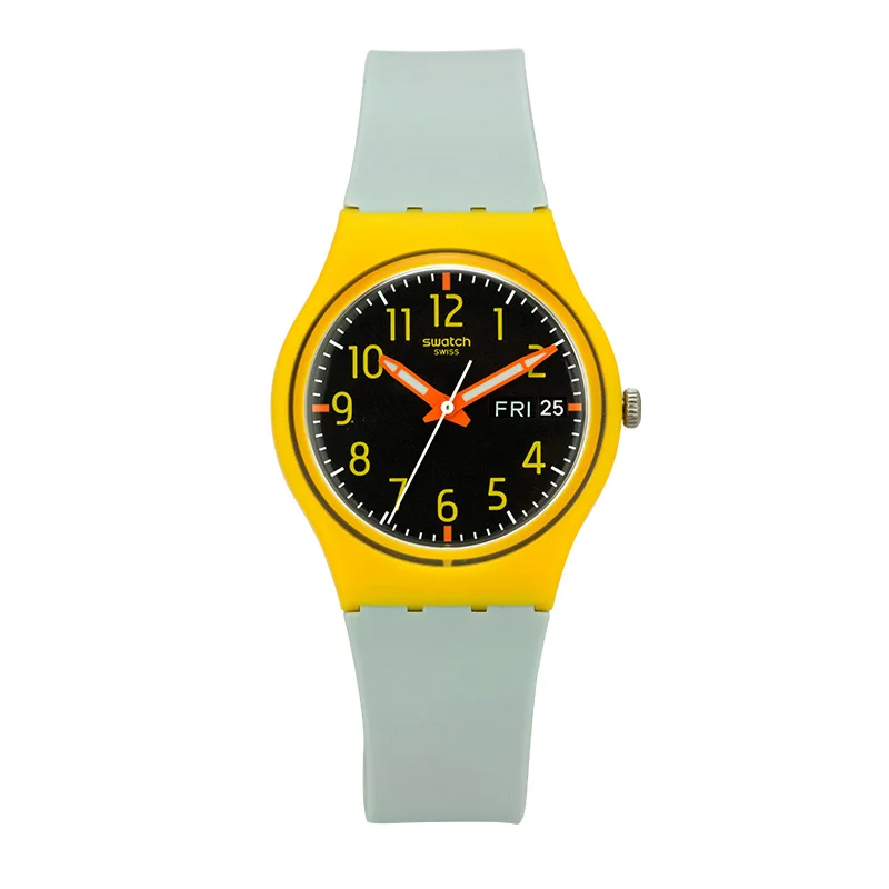 Swatch watch color password series dashboard quartz watch GO702