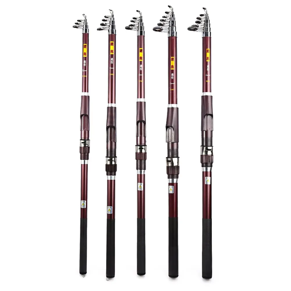 Top Quality Carbon Telescopic Rods 2.1M Ultra Light Carp Fishing Pole