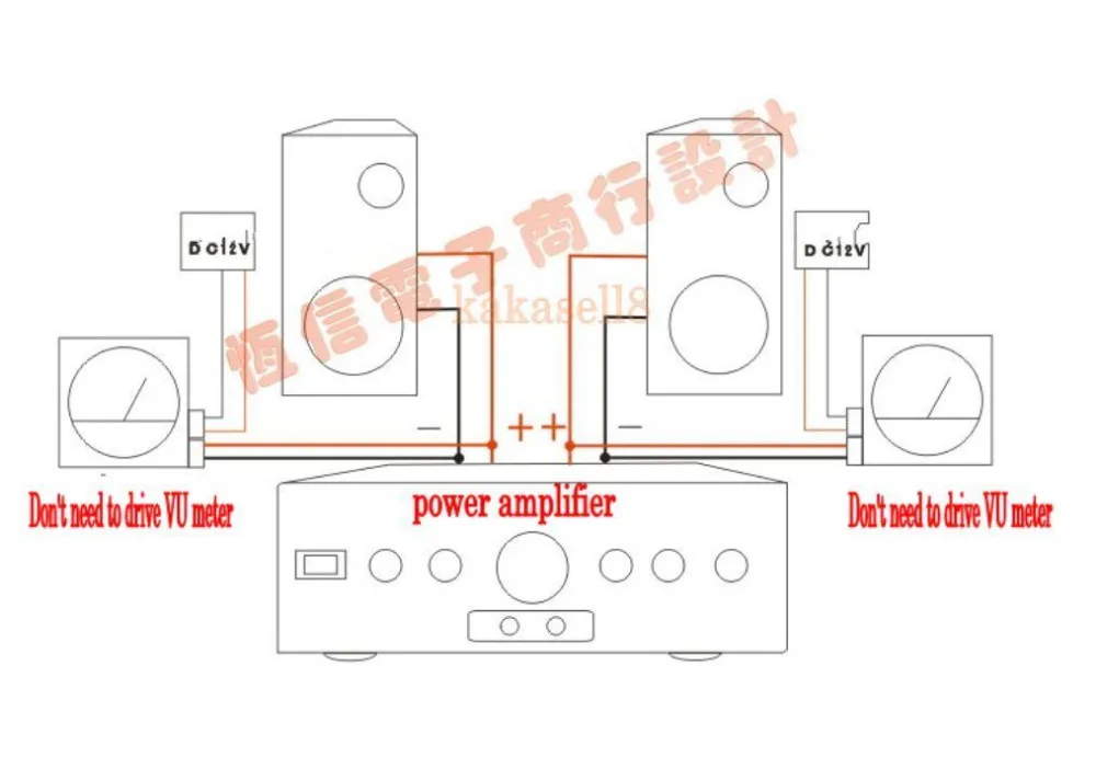 2 шт. 12v аналоговые Панель VU измеритель влажности Измеритель уровня звука в задней части, голубой цвет светильник индикатор уровня музыкальный спектра