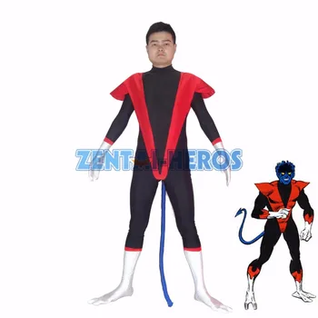 

X-men Nightcrawler Spandex Superhero Costume Halloween Party Cosplay Sexy Costumes Catsuit Zentai Suit