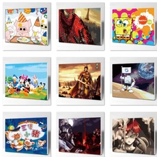 Мультфильм номер картина маслом настенные картины для столовой холст анимация цифровая живопись без украшения для дома