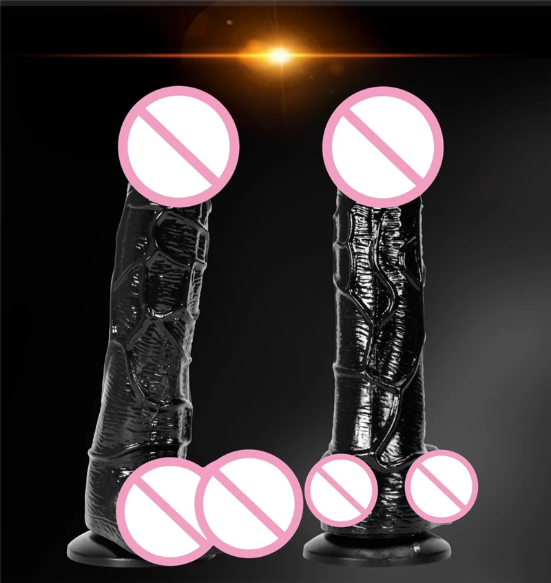 Realistic Dildo black Stimulate big cock masturbation g point stimulate dildos plug fake pennis cheap dildo for anal sex dick 01