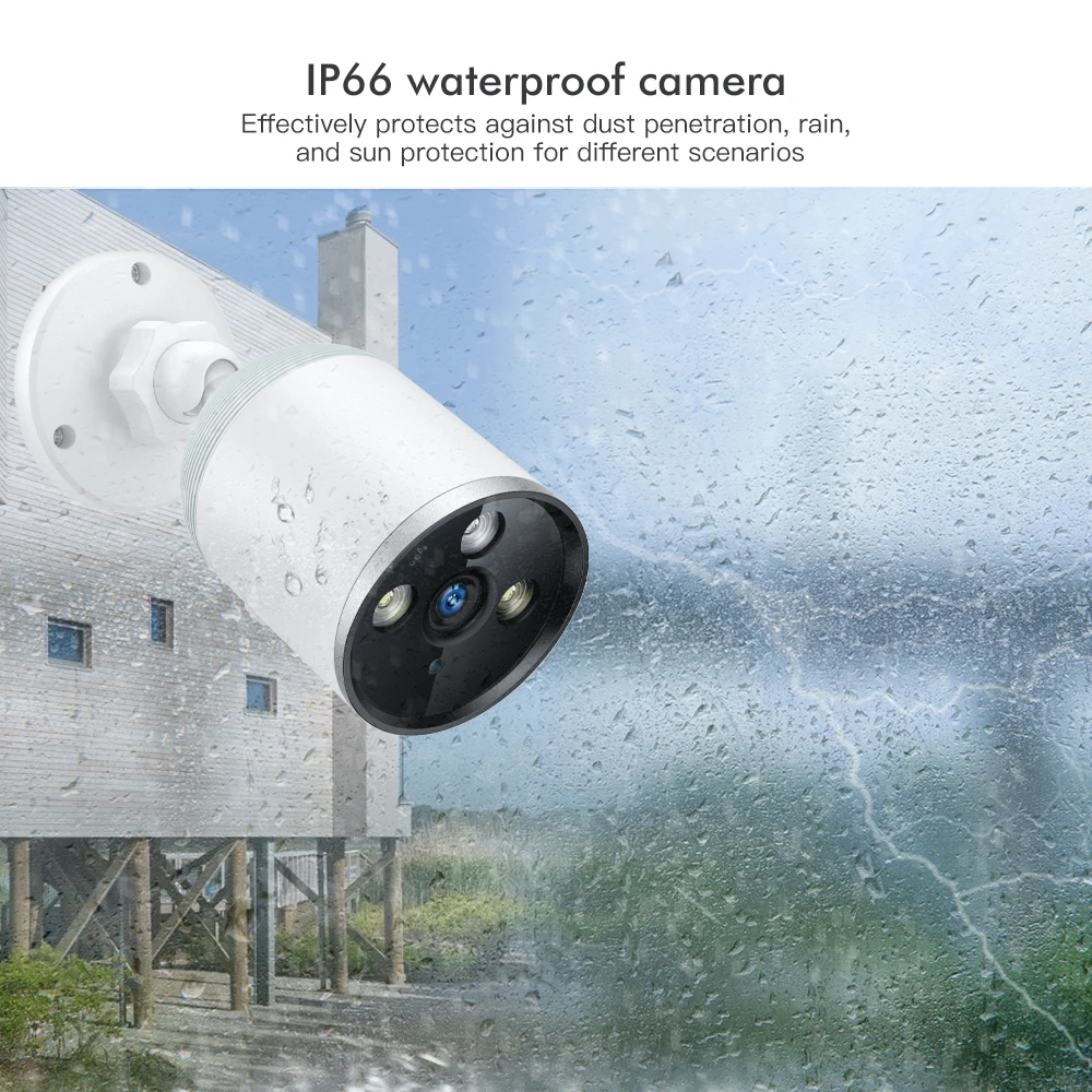 SDETER 1080P облачная беспроводная Wi Fi камера наружная Водонепроницаемая