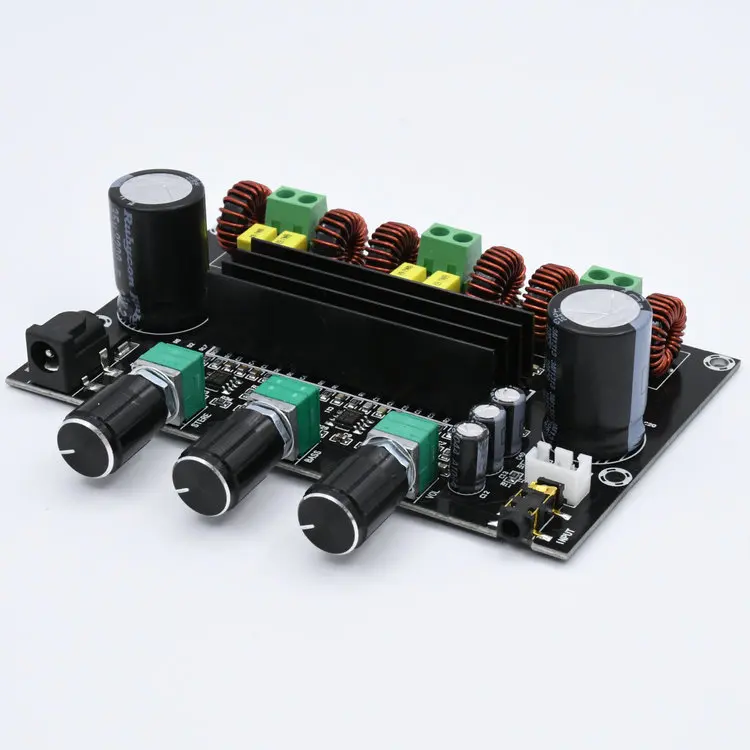 80W+80W+100W 2.1 Channel TPA3116 digital Power Stereo Amplifier Board With Two NE5532 OP AMP TPA3116D2  Bass Subwoofer Amplifier