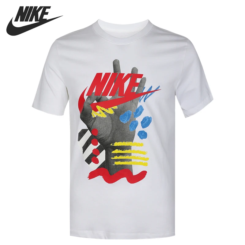 Оригинальный Новое поступление NIKE AS M NSW SS CREW SSNL 3 мужские футболки с коротким
