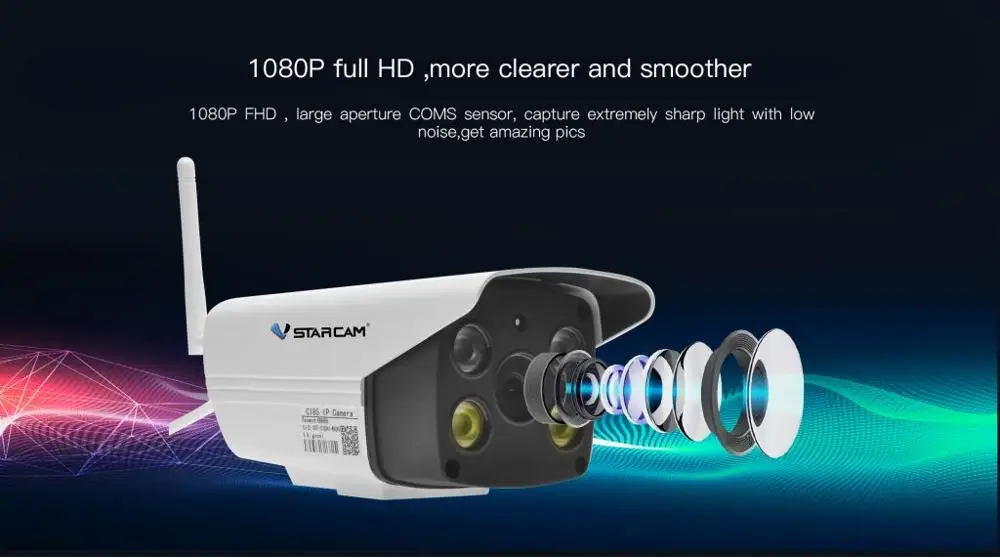  Vstarcam wifi IP Camera HD 1080P security Waterproof Outdoor full color night vision Security Infra
