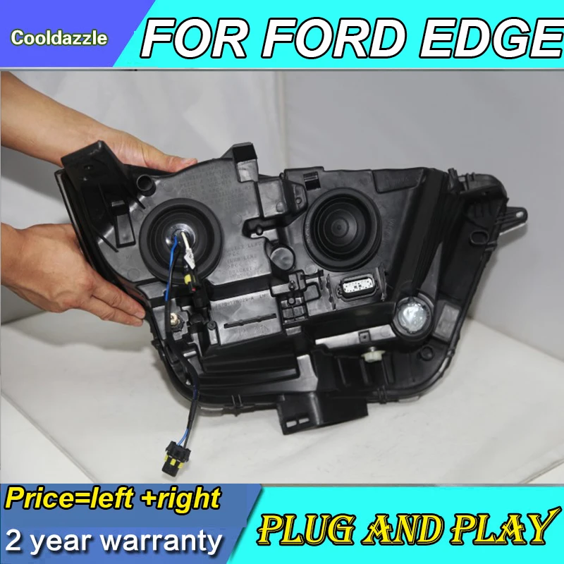 Для Ford для focus 4 светодиодные передние фары с дневными ходовыми огнями светодиодный фары