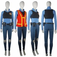 Zootopia Conejito Judy Hopps Traje Uniforme Traje de Halloween Cosplay Anime comic-con Traje de Las Mujeres