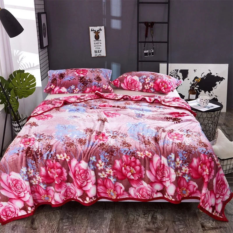 

Cheap High quality 200x230cm throw blanket/fleece blanket on the bed ,soft winter flannel blanket for sofa warm bedspread