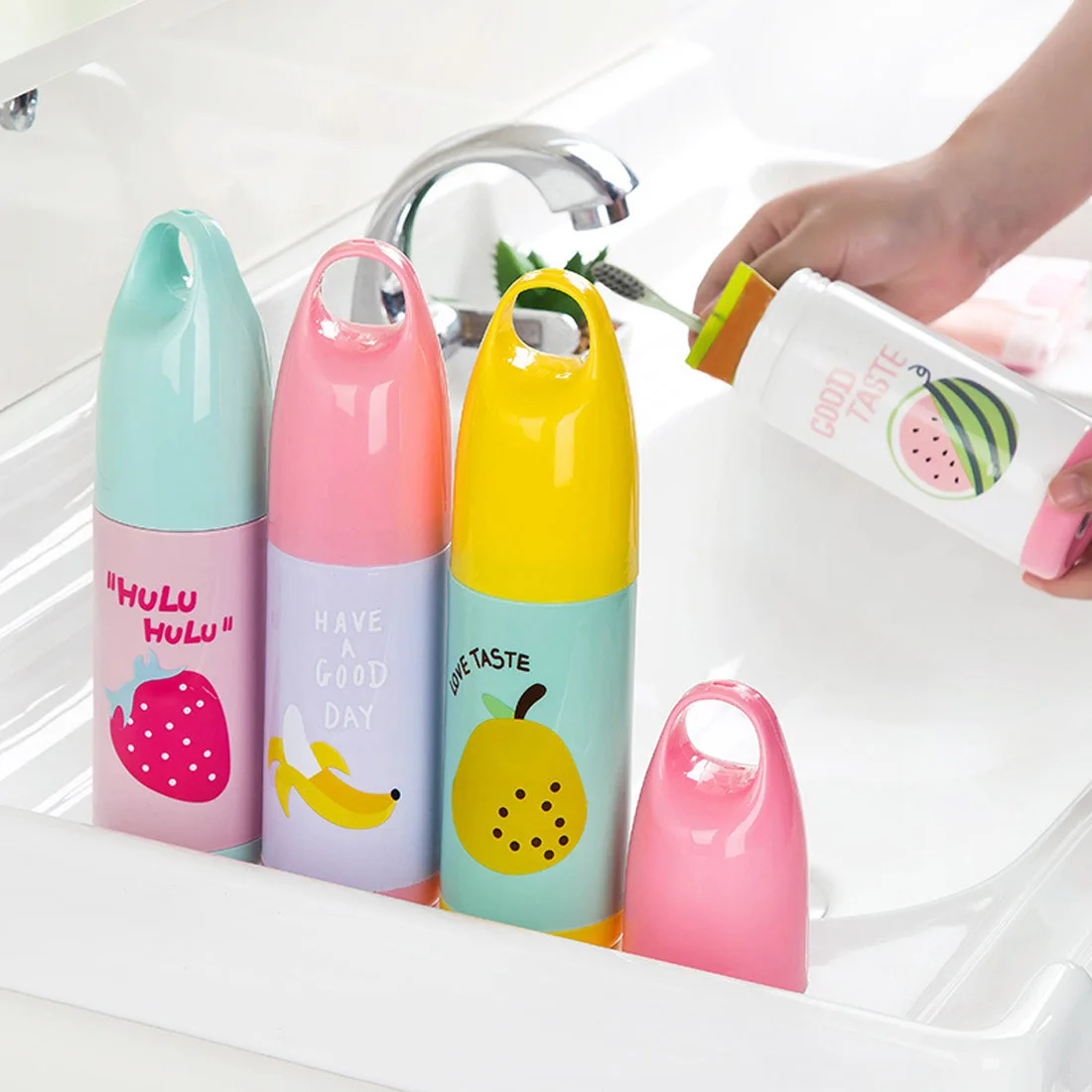 

Protable Outdoor Travel Toothbrush Storage Box Tooth Mug Toothpaste Towel Cup Organizer Bath For Campin drop shipping