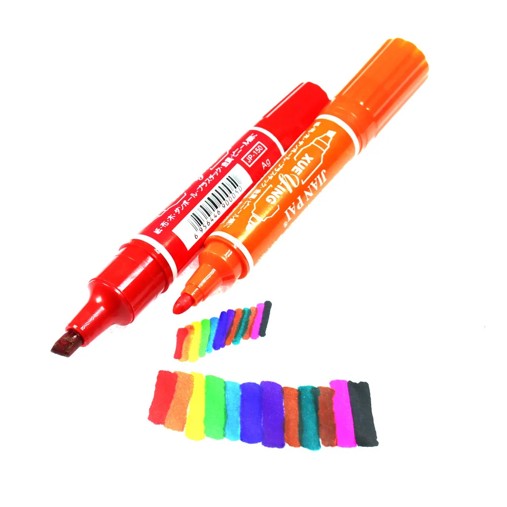 12PCSSetPermanentMarkerforFlyTyingStreamerBaitDoubleTip